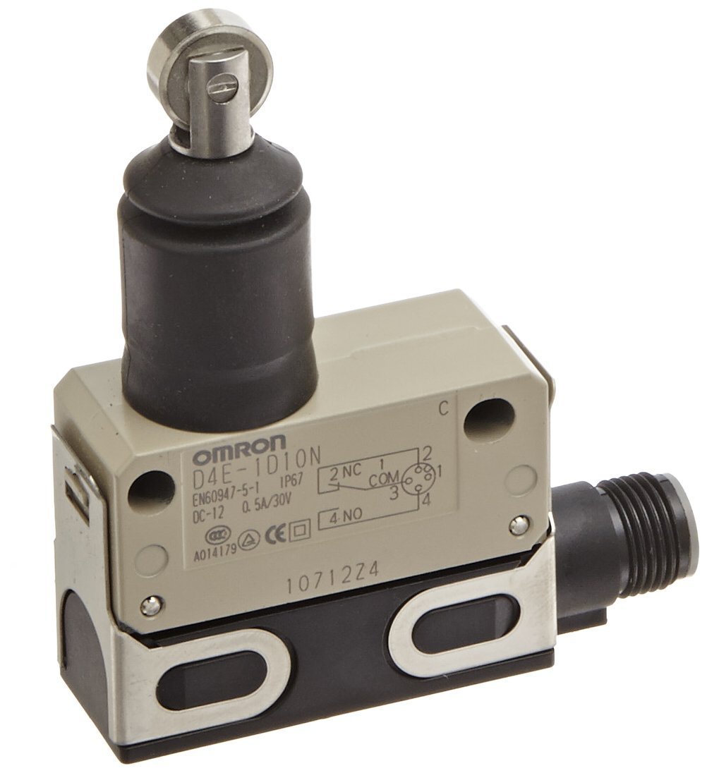 Omron D4E-1D10N Small Slim Sealed Limit Switch, General Purpose